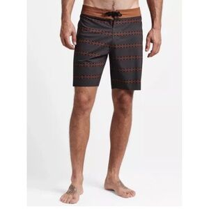 Roark Passenger Primo Board shorts in Charcoal Stripe NWT